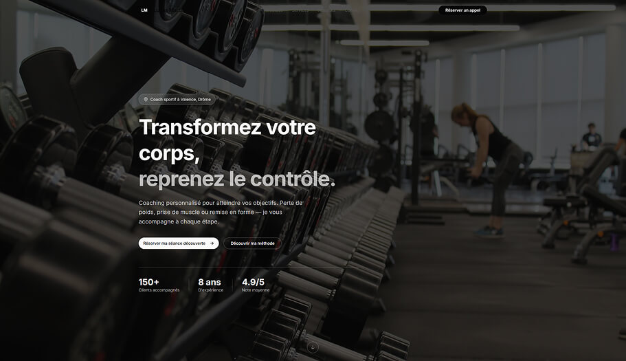 Site coach sportif - Valence